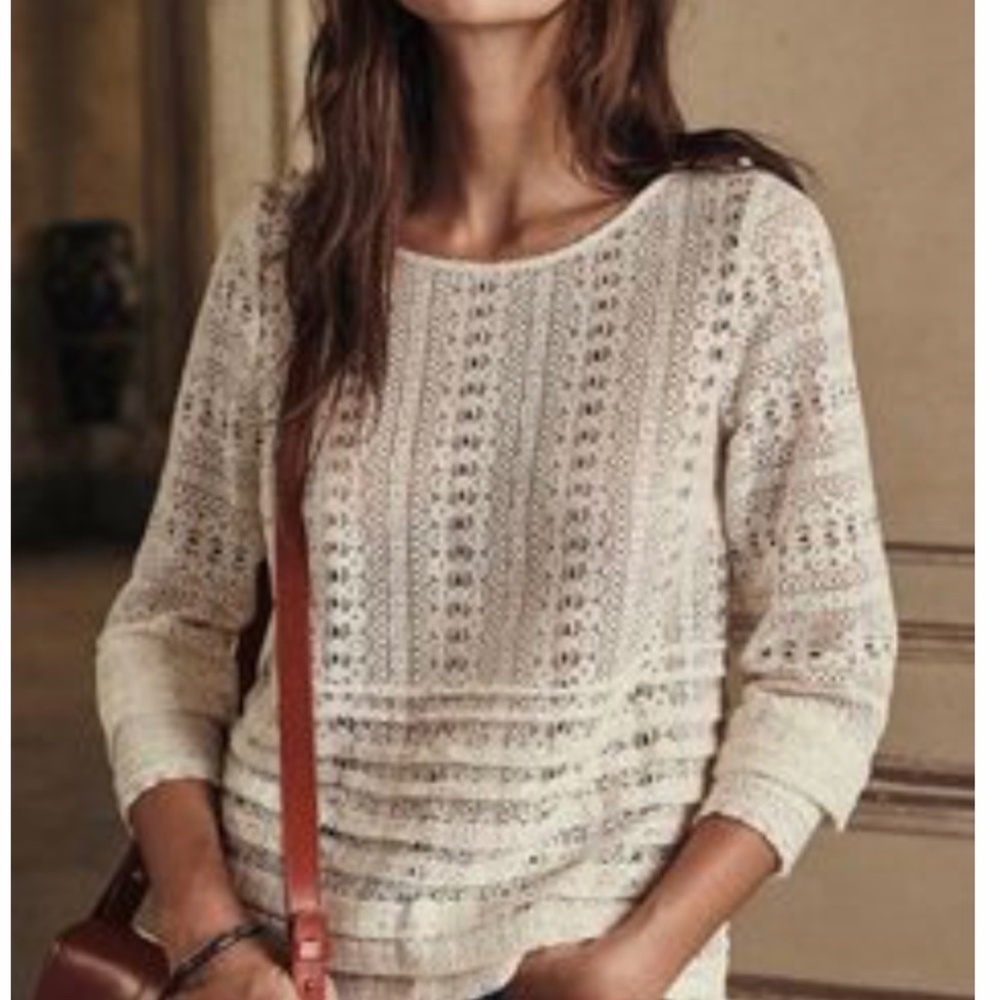Sezane lace blouse